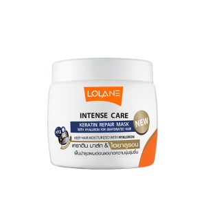 Lolane Intense Care Keratin Repair Mask with Hyaluron for Dehydrated Hair
