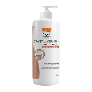 Lolane Pixxel Crystal Keratin Shampoo for Color-Treated Hair