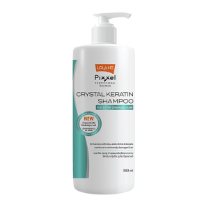 Lolane Pixxel Crystal Keratin Shampoo for Damaged Hair